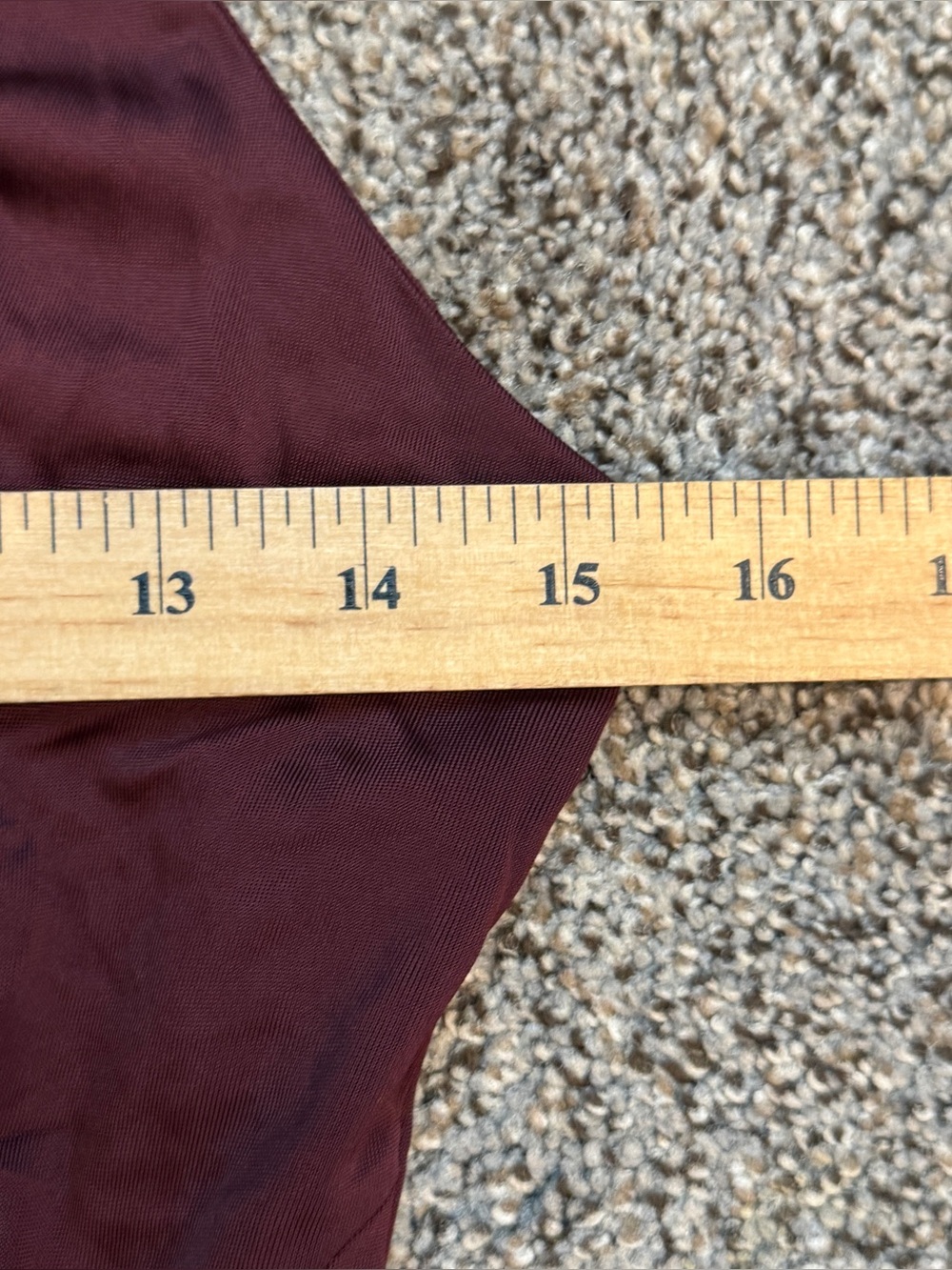 Jill Stuart Sleeveless Draped Rayon Maxi Dress Plum Burgundy 8 Medium Side Slit - Picture 6 of 6
